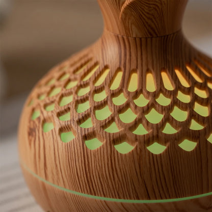 Wood Grain USB Humidifier for Dry Air Relief