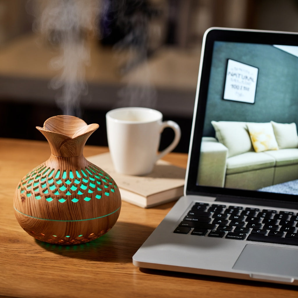 Looks like décor, works like a humidifier